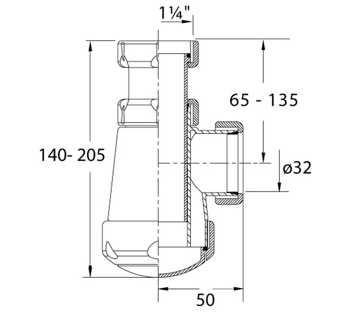 SIPHON DE LAVABO