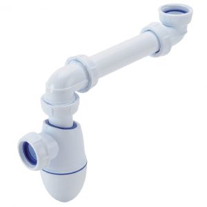 SIPHON UNIVERSEL GAIN DE PLACE, POUR LAVABO