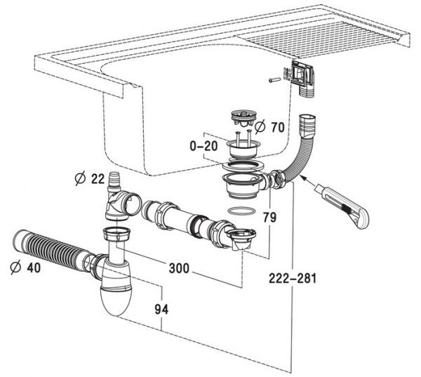 VIDAGE ÉVIER GAIN DE PLACE – Image 2