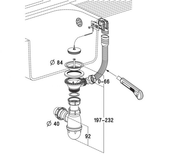 VIDAGE ÉVIER 1 BAC – Image 2