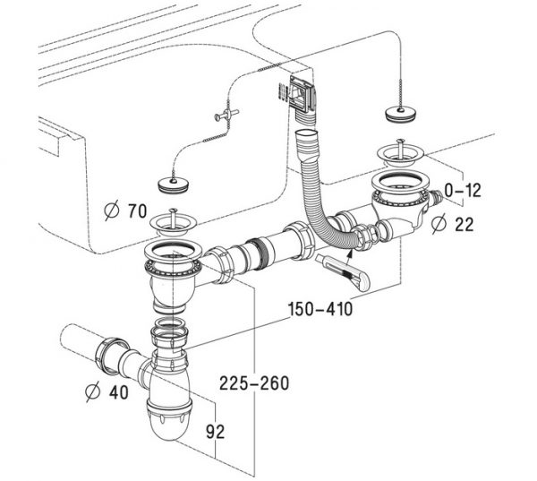 VIDAGE ÉVIER COMPLET – Image 2