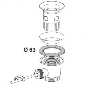 JOINT DE BONDE AUTOMATIQUE LAITON Ø 63