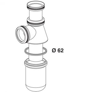 JOINT DE CULOT POUR SIPHON D’ÉVIER