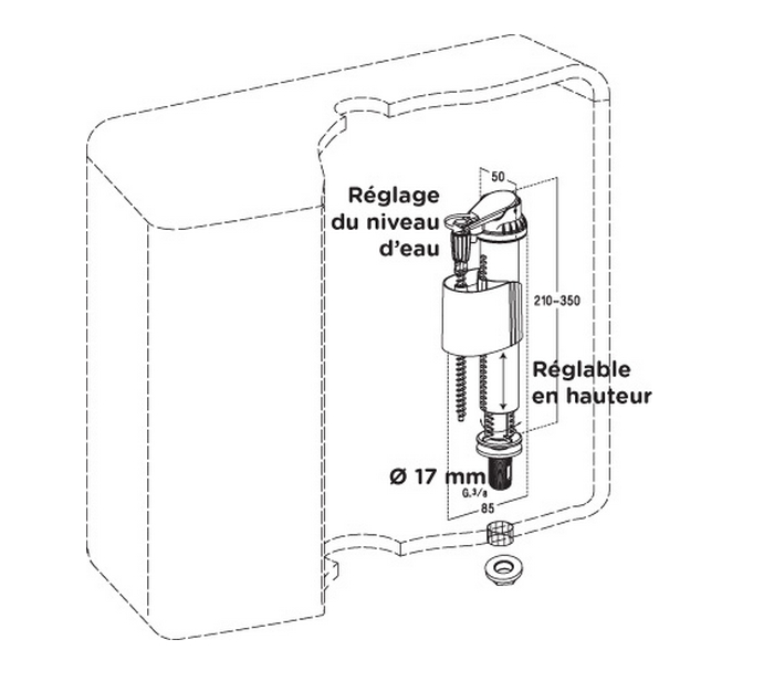 ROBINET FLOTTEUR SILENCIEUX