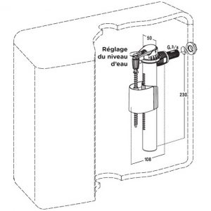 ROBINET FLOTTEUR SILENCIEUX