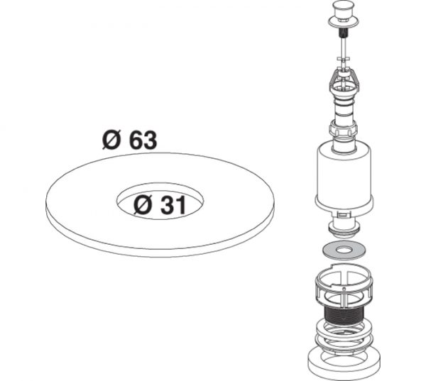 JOINT DE SOUPAPE Ø 63