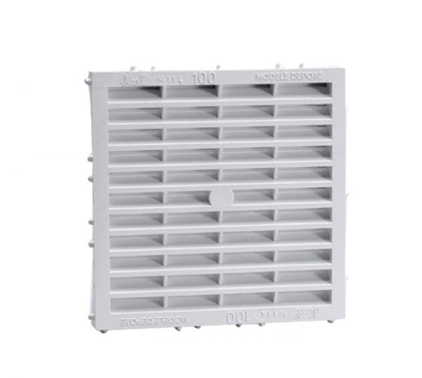 GRILLE CARRÉE À ASSEMBLAGE MULTIPLE - BLANC