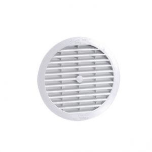 GRILLE RONDE SIMPLE – BLANC