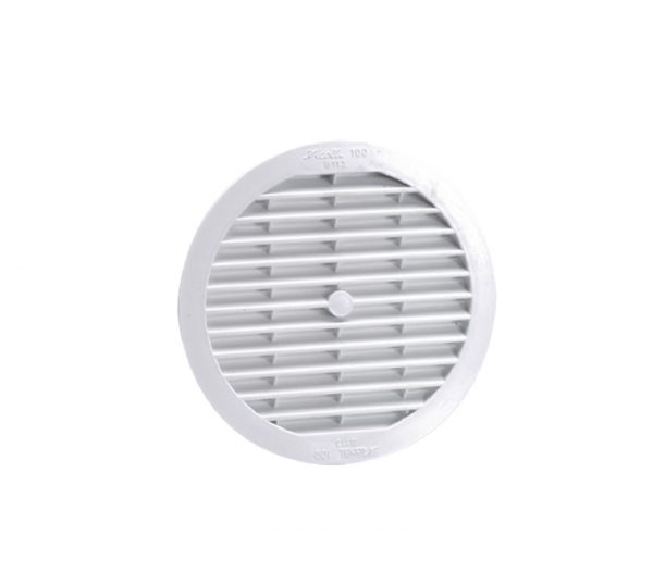 GRILLE RONDE SIMPLE - BLANC