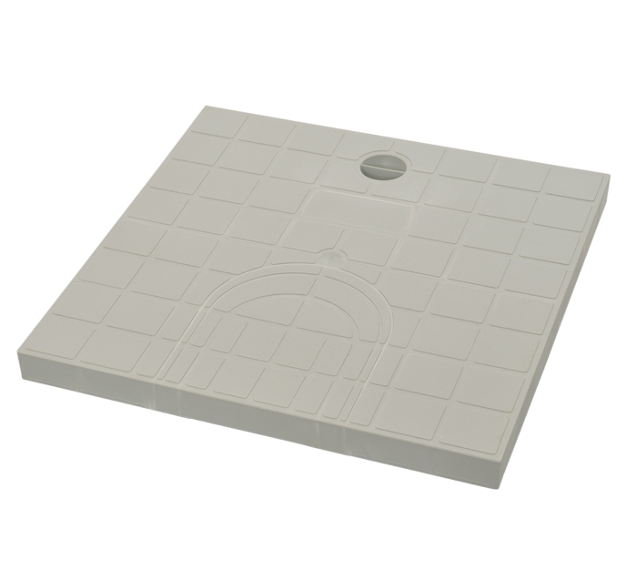 COUVERCLE POUR DESCENTE PLUVIALE Ø80 ET Ø100 – GRIS