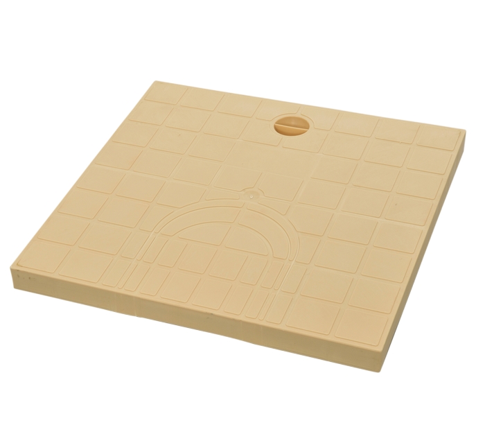 COUVERCLE POUR DESCENTE PLUVIALE Ø80 ET Ø100 – SABLE