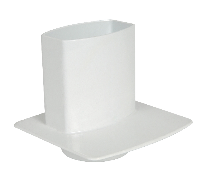 PIED DE CHUTE POUR REGARD – BLANC