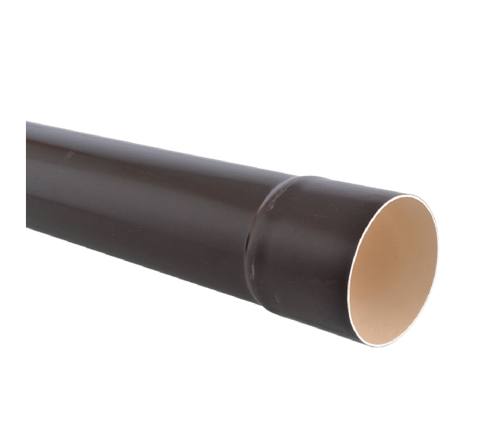 TUBE DE DESCENTE Ø 80 – 4 MÈTRES – MARRON