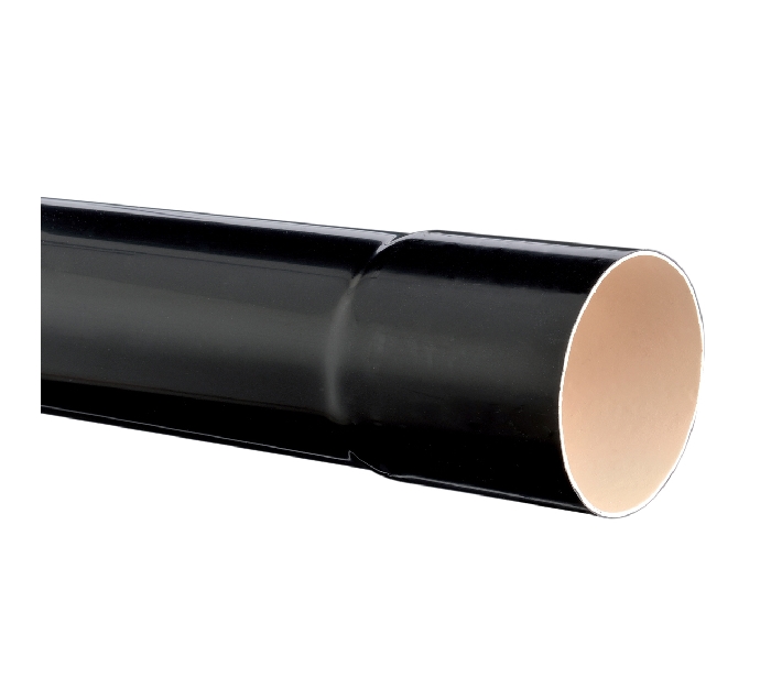 TUBE DE DESCENTE Ø 80 – 4 MÈTRES – NOIR