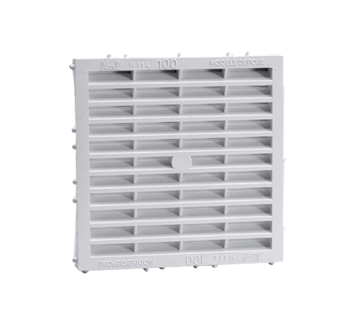 GRILLE CARRÉE À ASSEMBLAGE MULTIPLE – BLANC