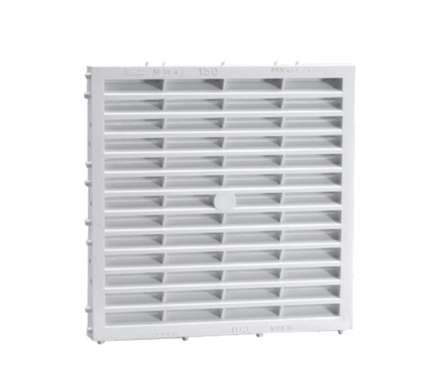 GRILLE CARRÉE SIMPLE - BLANC