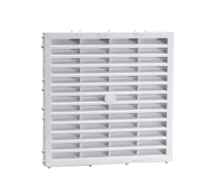 GRILLE CARRÉE SIMPLE – BLANC