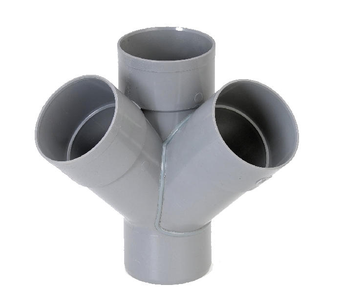 CULOTTE DOUBLE D’ÉQUERRE 45° – Ø 100