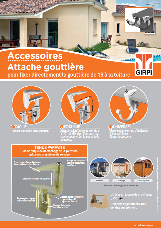 You are currently viewing Attache pour gouttière de 16
