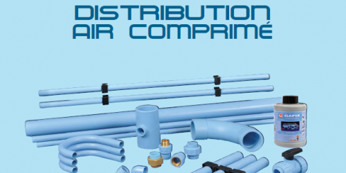 UN SYSTÈME COMPLET POUR LA DISTRIBUTION D’AIR COMPRIMÉ