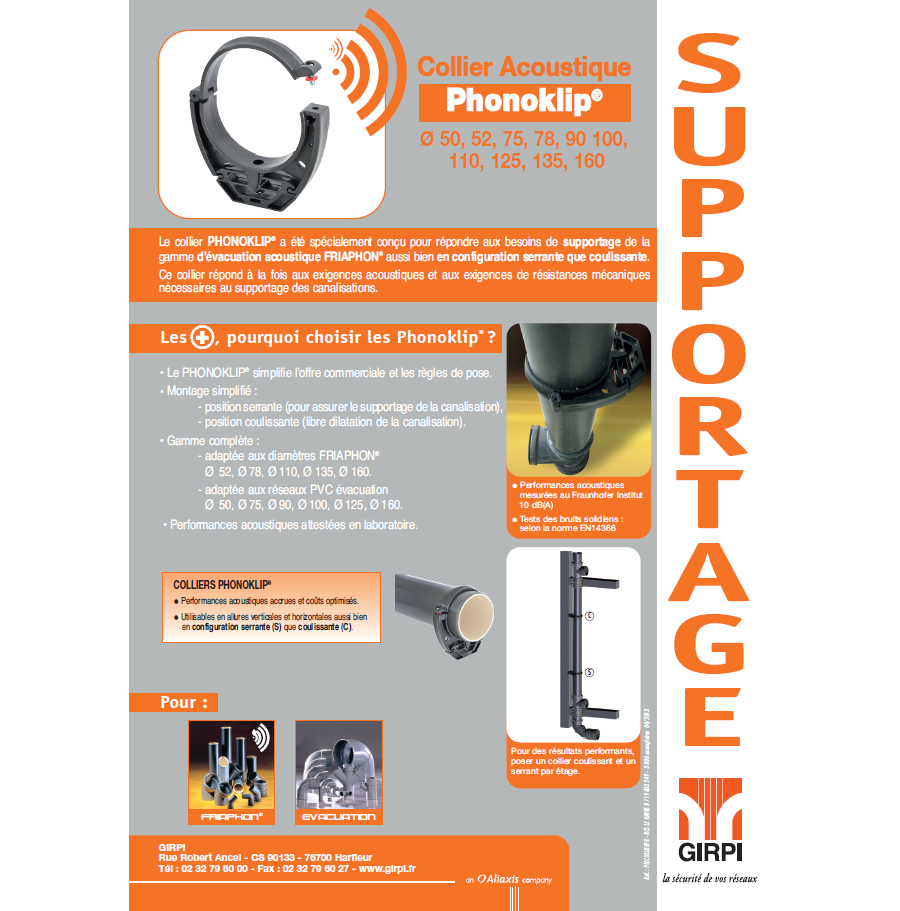 SUPPORTAGE : COLLIERS PHONOKLIP